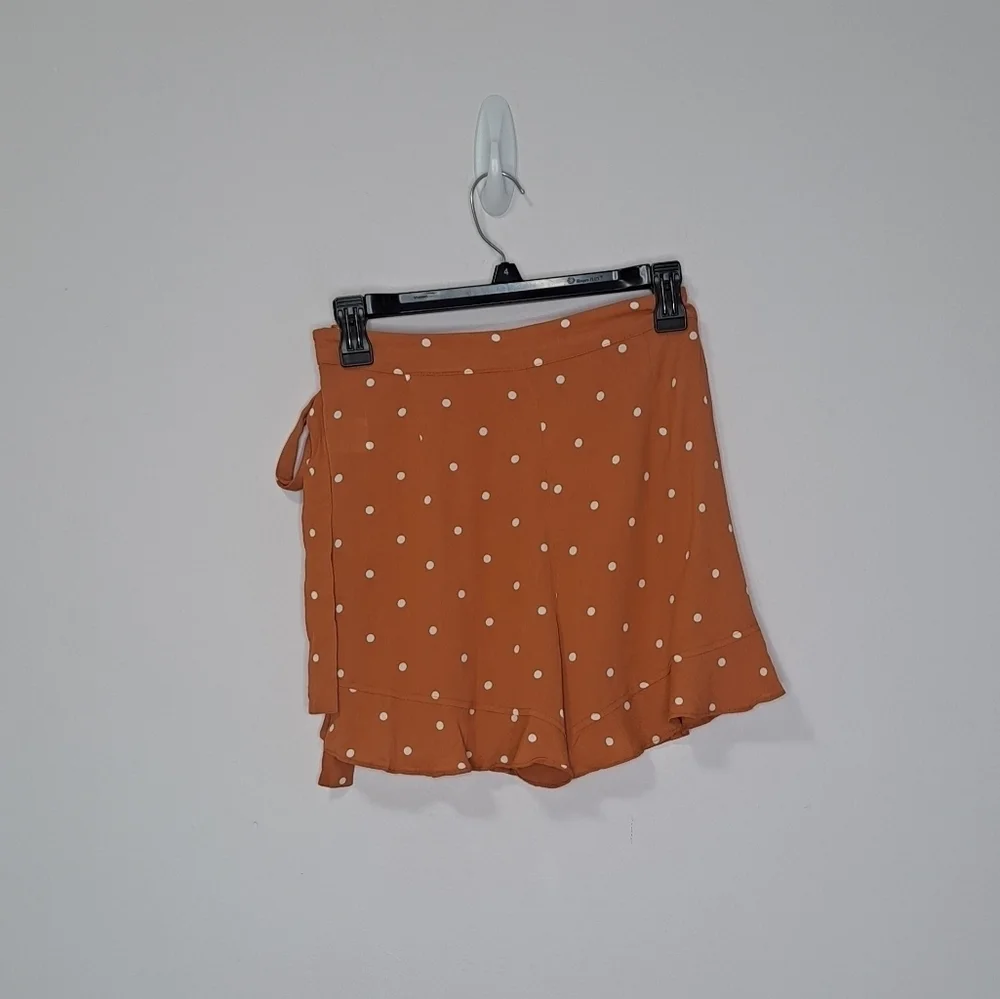 For Love  And Lemons Natalia dot skort copper small - Picture 7 of 9